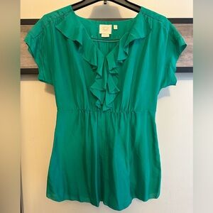 Anthropologie Vanessa Virginia Cressida silk blouse